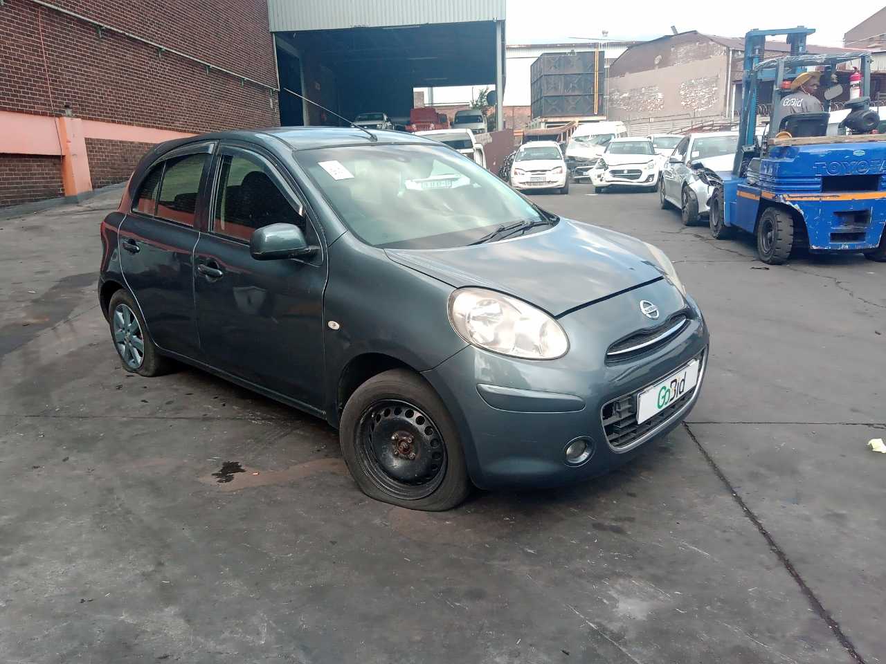 2012 NISSAN MICRA 1.2 VISIA 5DR (D81), GoBid Johannesburg, 3E7F5PXD